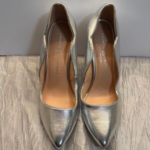 Chinese Laundry Metallic Silver Heels